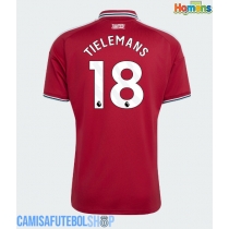 Camisa de time de futebol Manchester United Youri Tielemans #18 Replicas 1º Equipamento 2026-27 Manga Curta